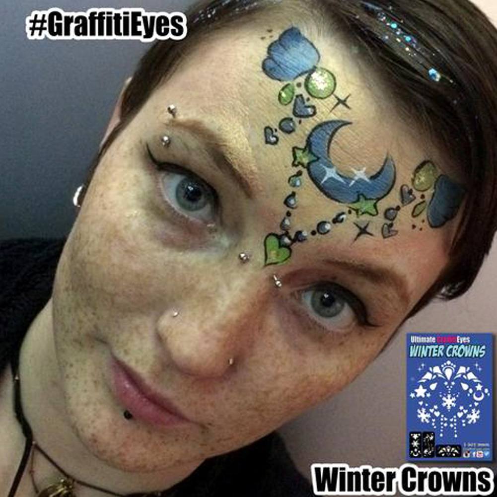 GraffitiEyes Stencil Kit - Winter Crowns