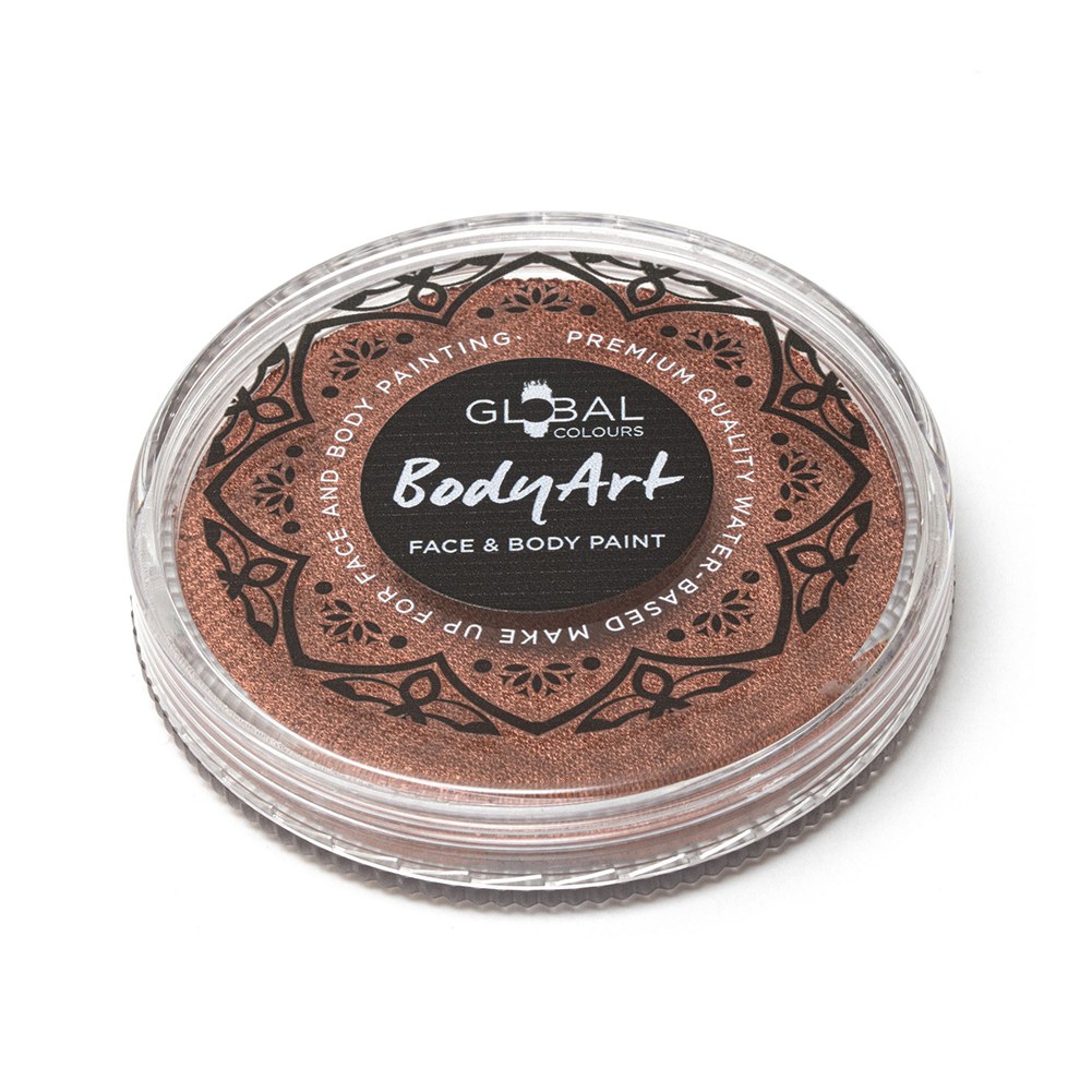 Global Body Art Face Paint -  Metallic Copper (32 gm)