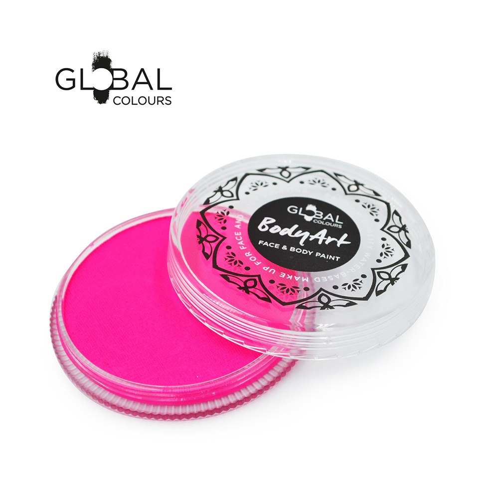 Global Body Art Face Paint -  Neon Magenta (32 gm)