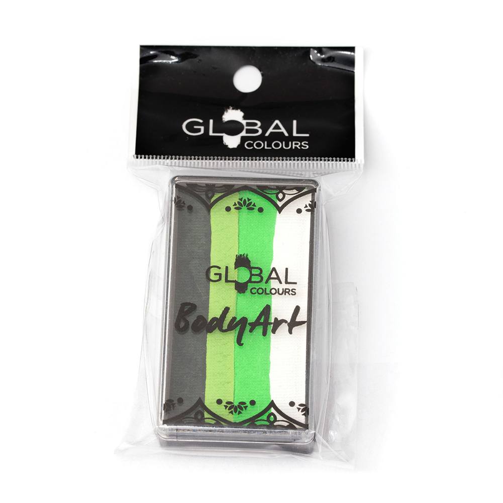 Global Body Art Magnetic One Stroke Cake - Bright Leaf, 25 gm