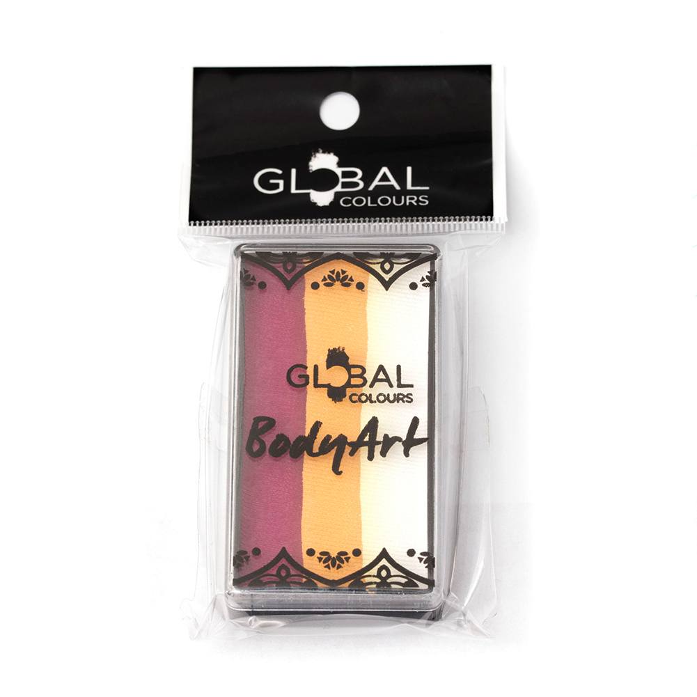 Global Body Art Magnetic One Stroke Cake - Soft Blossom (Kalahari), 25 gm