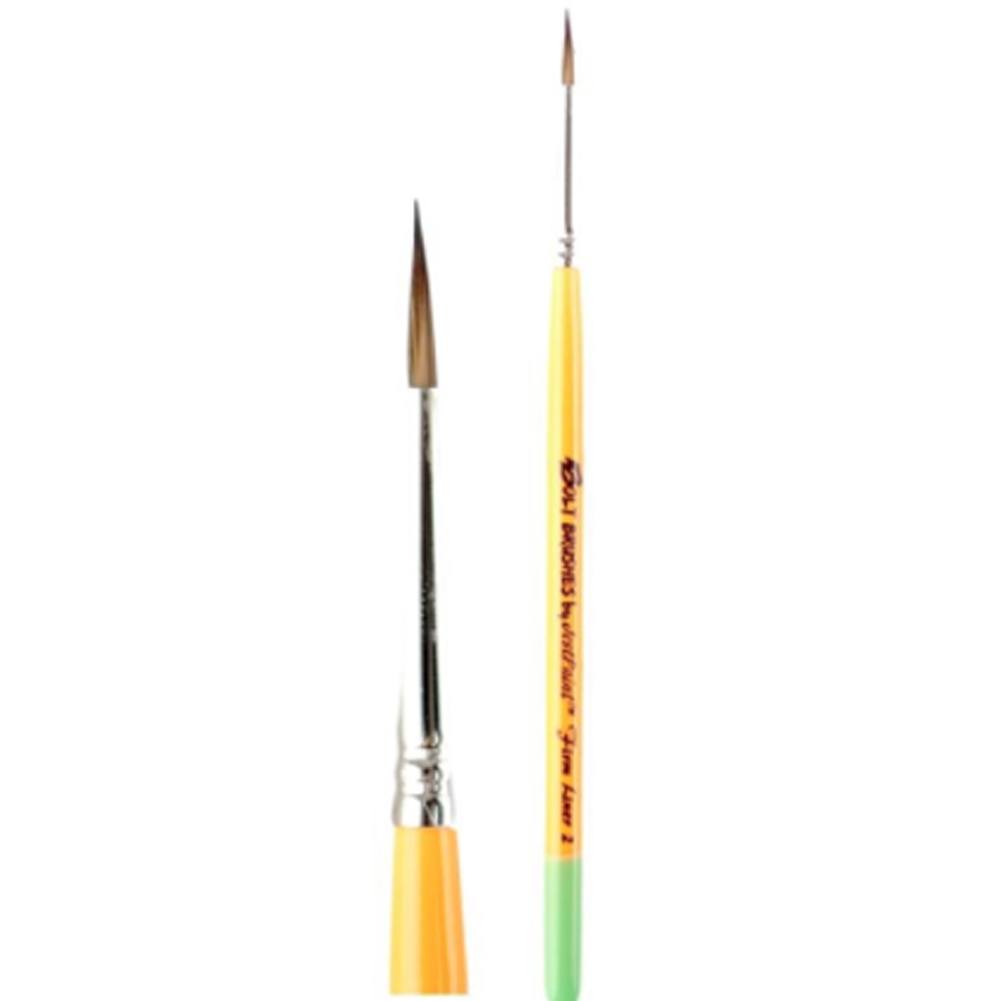 Jest Paint Bolt Firm Liner #2 Brush (1/16&quot;)