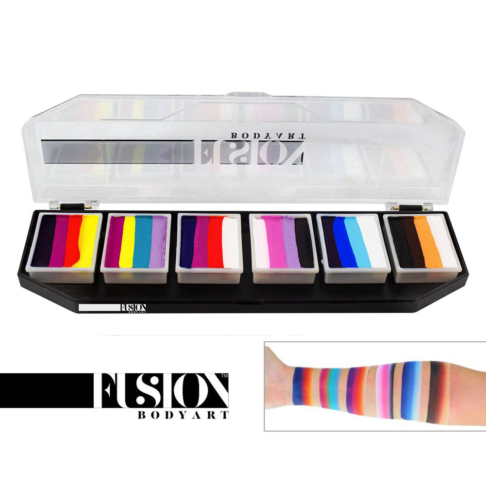 Fusion Body Art Spectrum Face Painting Palette - Rainbow Splash