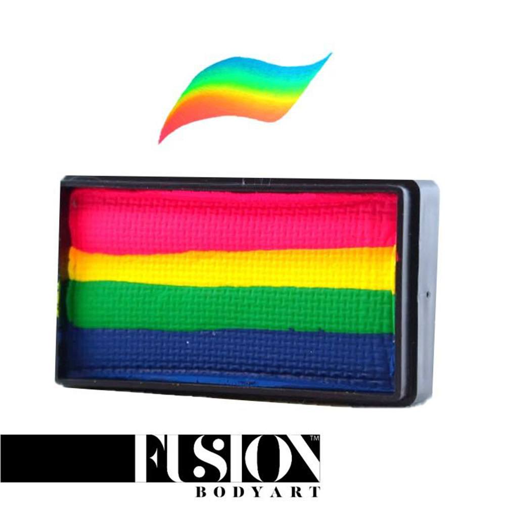 Fusion Body Art FX 1 Stroke Cake - Neon Rainbow (30 gm)