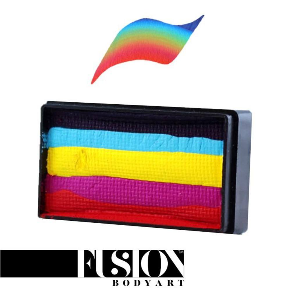 Fusion Body Art FX 1 Stroke Cake - Leanne&#39;s Rainbow (30 gm)