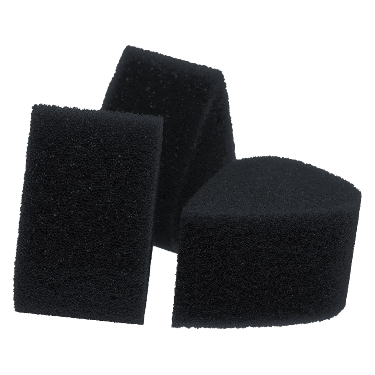 Fusion Body Art Face Paint - Charcoal Black Petal Sponges (3/PK)