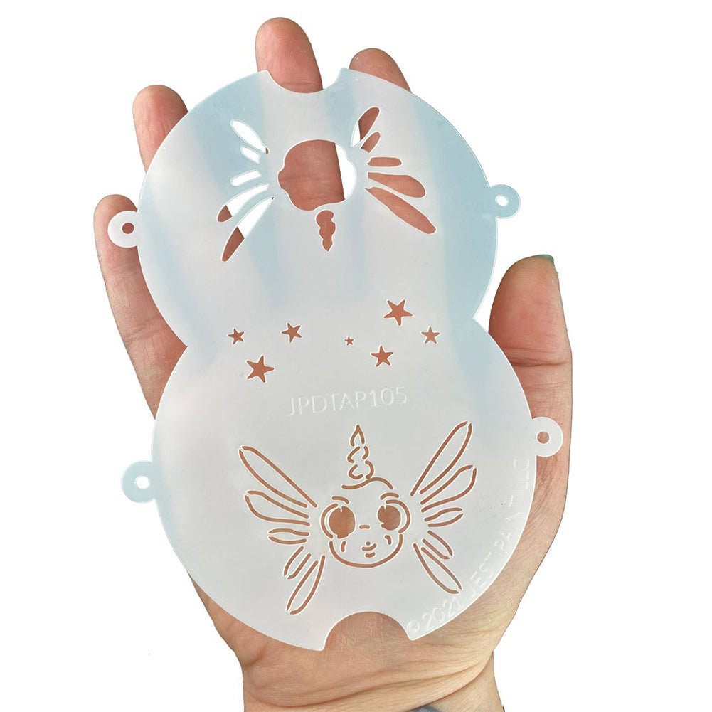 TAP Face Painting Double Stencil - Uni Fish Fairy (105)