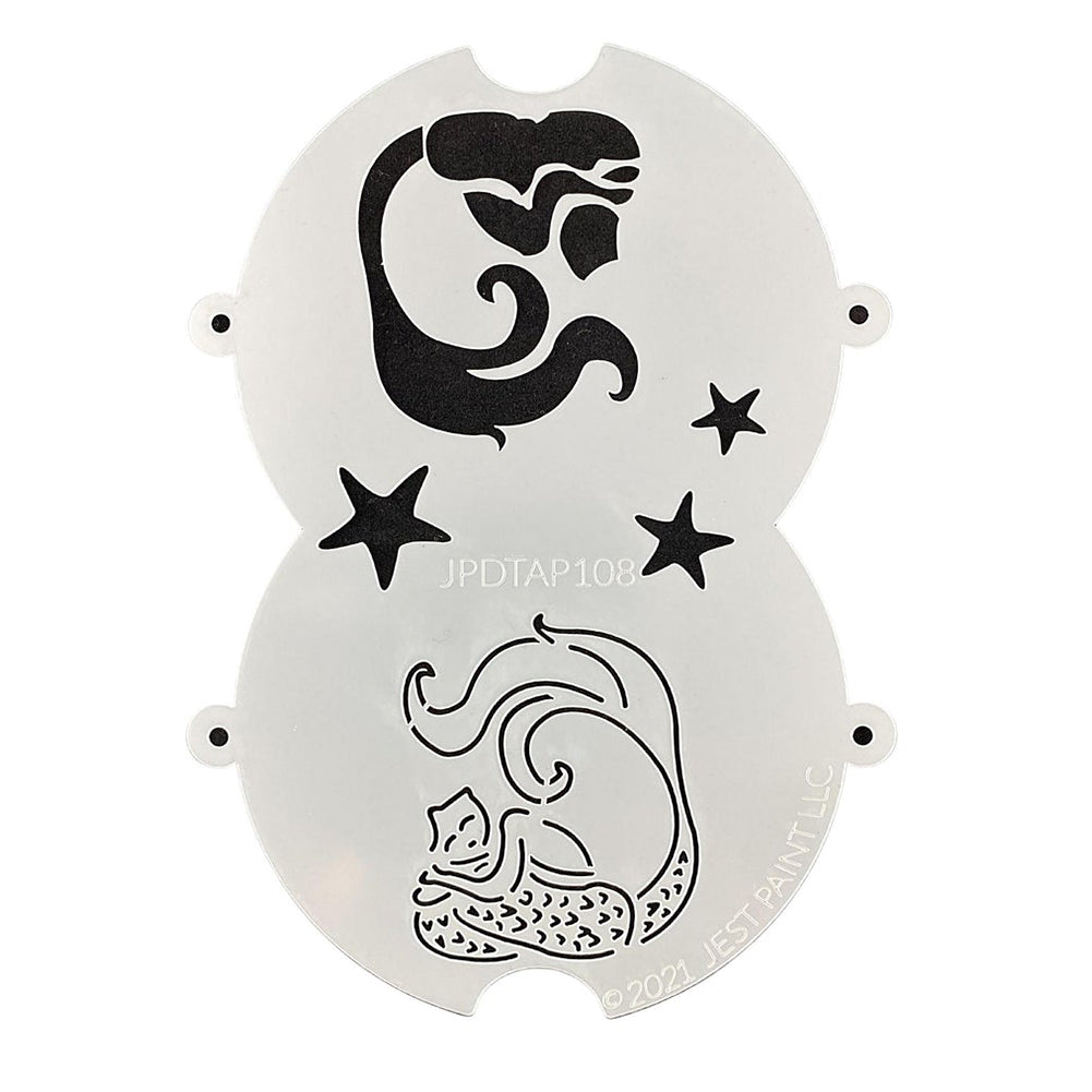 TAP Face Painting Double Stencil - Mermaid with Scales (108)