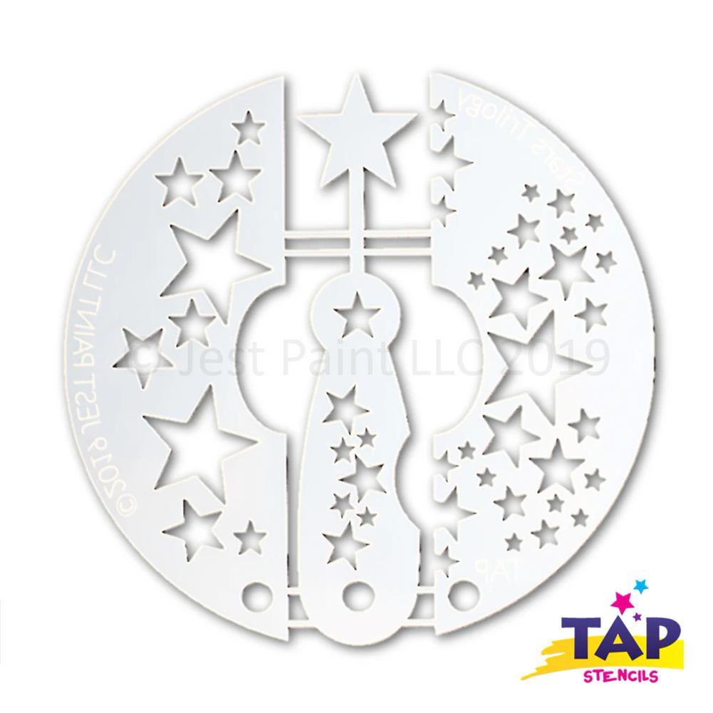 TAP Face Painting Stencil Set - Stars Trilogy