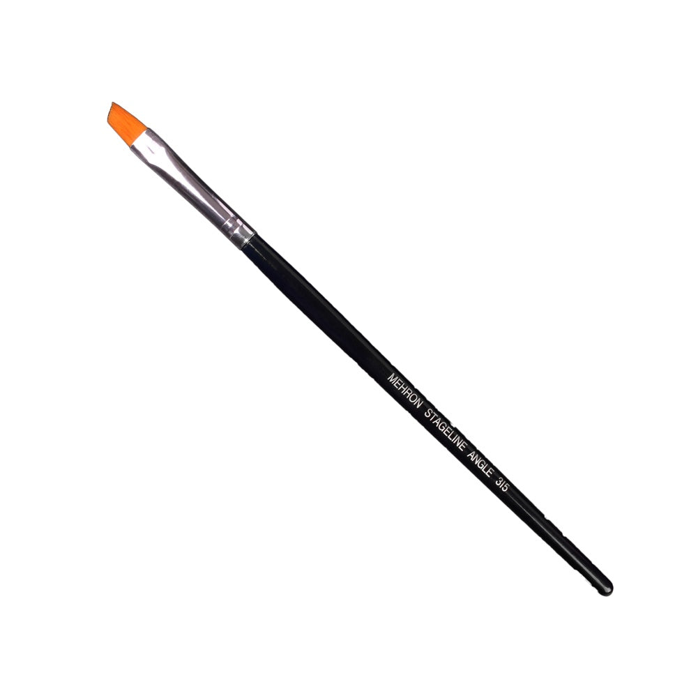 Mehron Stageline Golden Nylon Angle Brush (5/16&quot;)