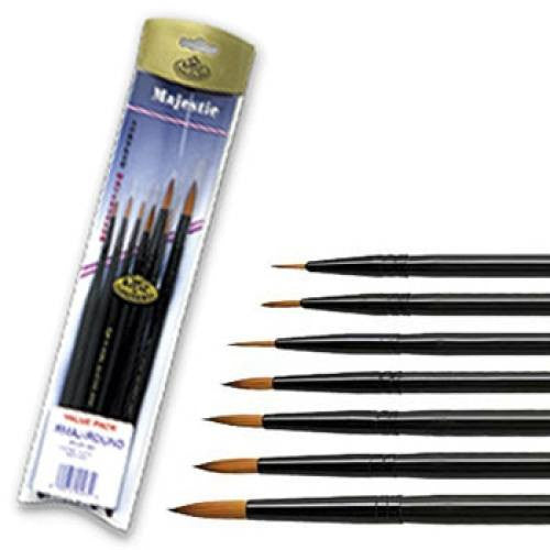 Majestic Round Brush Set (7 Pack)