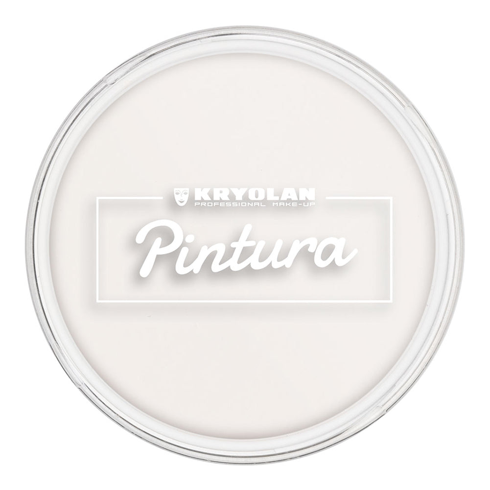 Kryolan Pintura Water Color Makeup  - White (25 ml/0.85 oz) 