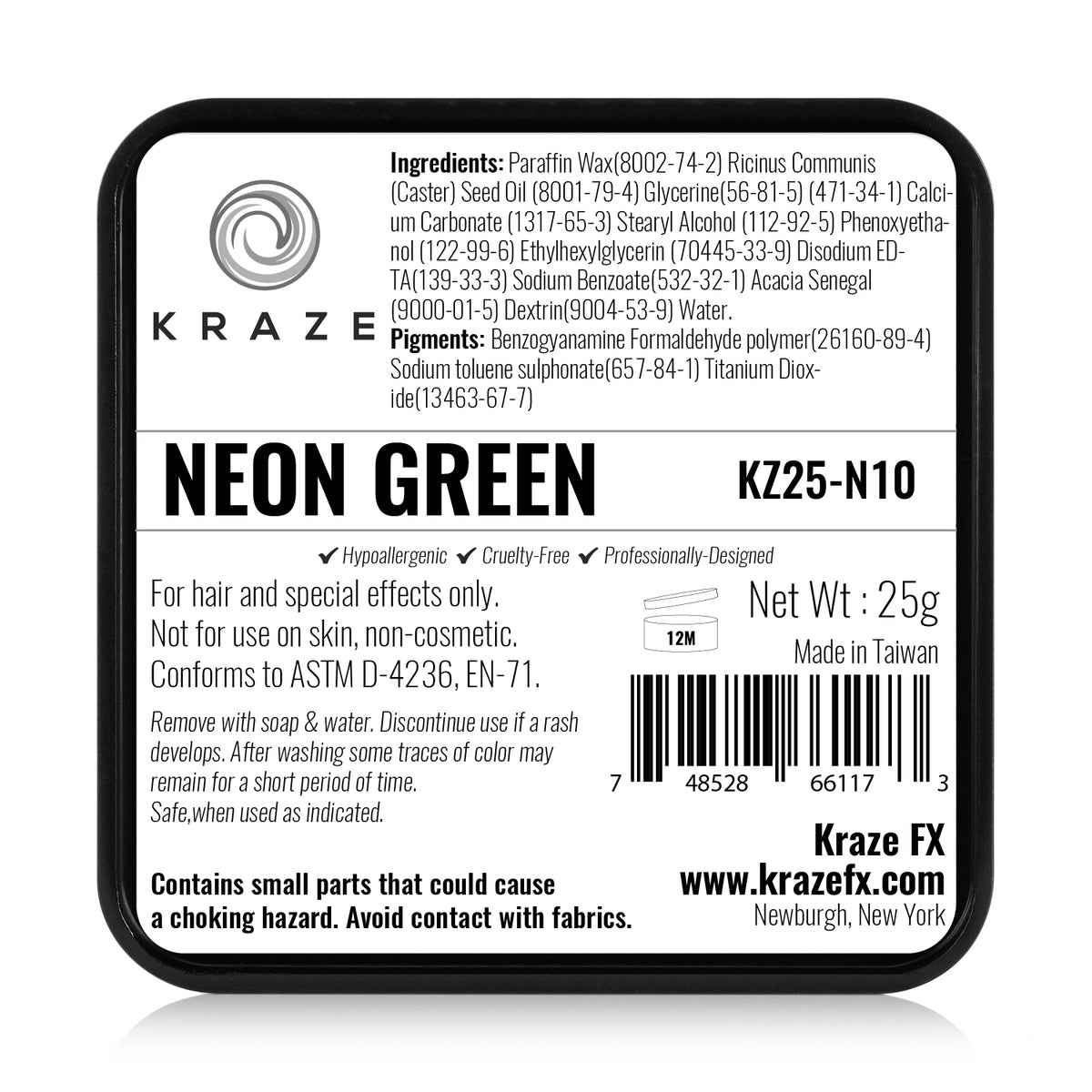 Kraze FX Paint - Neon Green (25 gm)