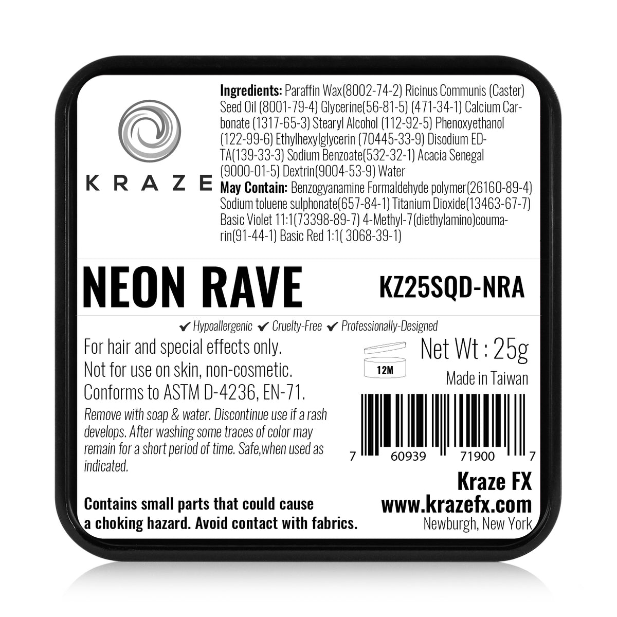 Kraze FX Domed Neon Split Cake - Neon Rave (25 gm)