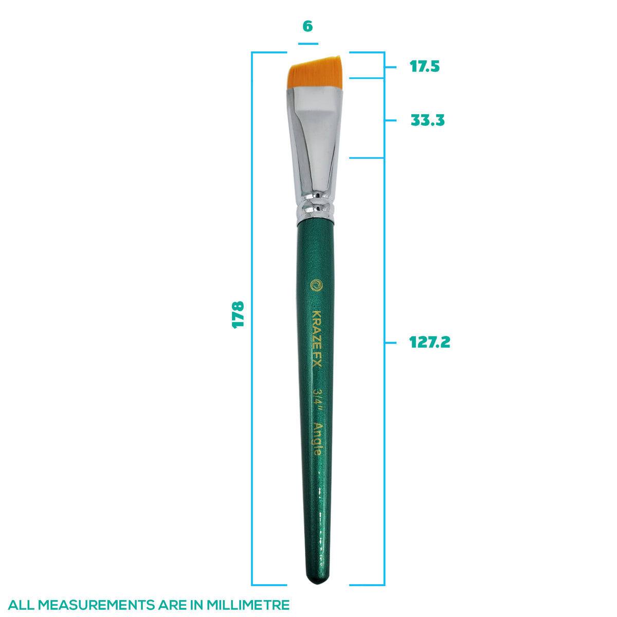 Kraze FX Angle Brush (3/4&quot;)