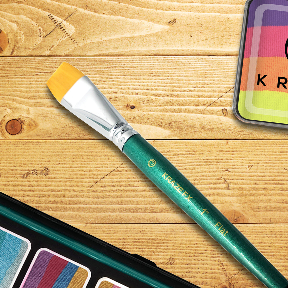 Kraze Flat Brush - 1&quot;