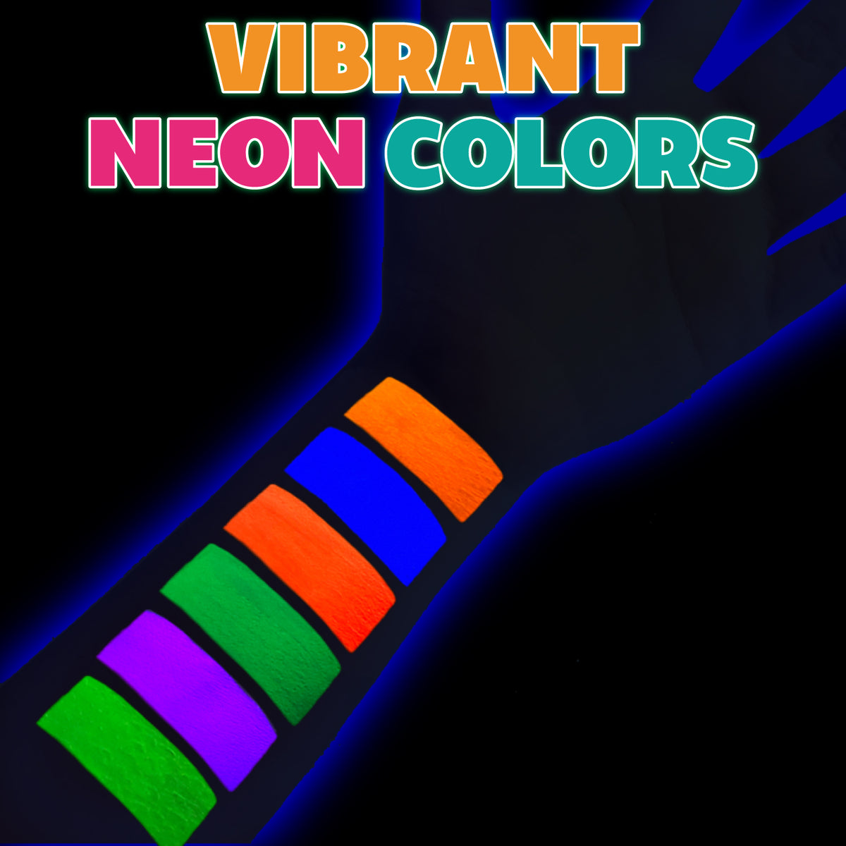 Kraze FX Neon 6 Color Palette (6 gm each)