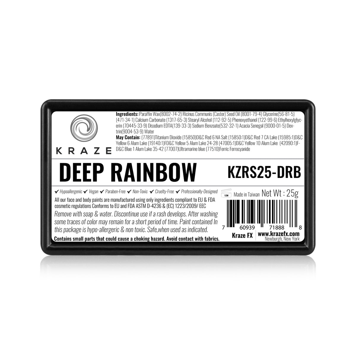 Kraze FX Domed One Stroke Cake - Deep Rainbow (25 gm)