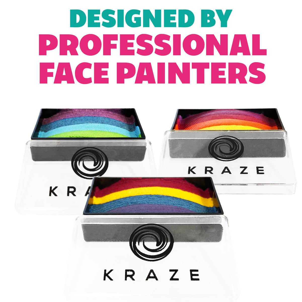 Kraze FX Domed One Stroke Cake - Essential Rainbow (25 gm)