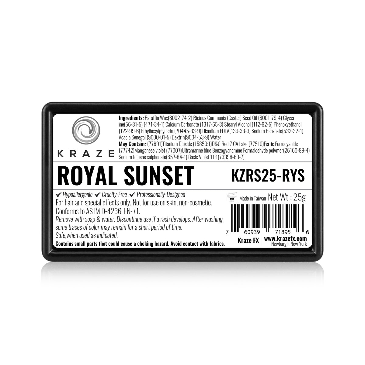 Kraze FX Domed Neon One Stroke Cake - Royal Sunset (25 gm)