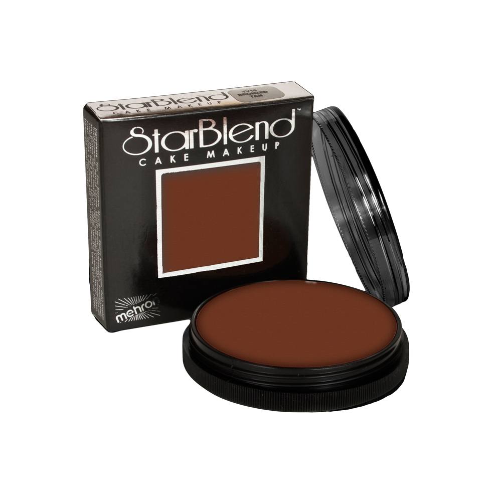 Mehron Brown StarBlend Cake Makeup - Sable 7C (2 oz)