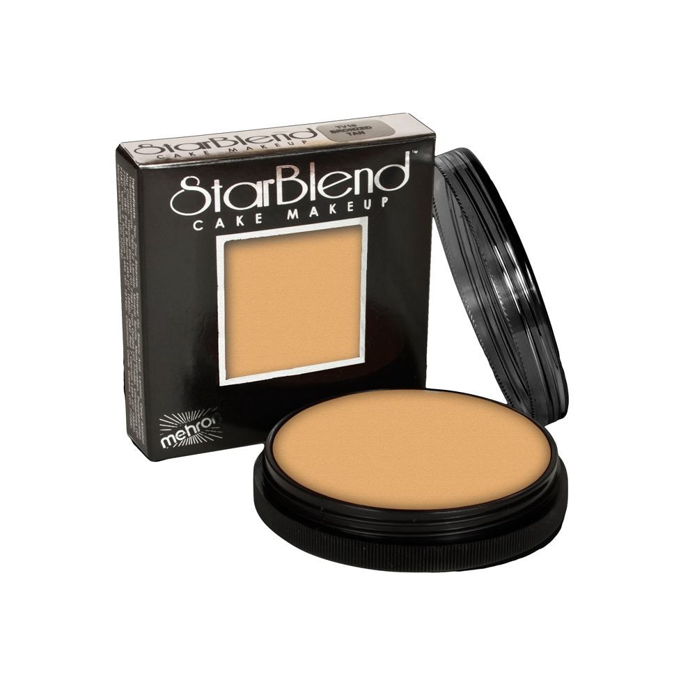 Mehron Tan StarBlend Cake Makeup - Oriental 16B (2 oz)