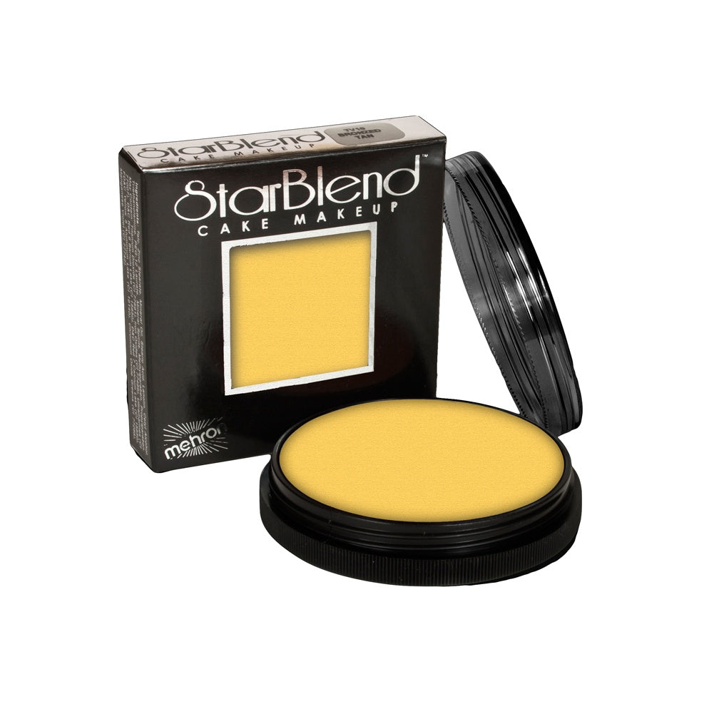 Mehron StarBlend Cake Makeup - Yellow (2 oz)