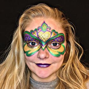 FAB Face Paint - Glitter Gold 066