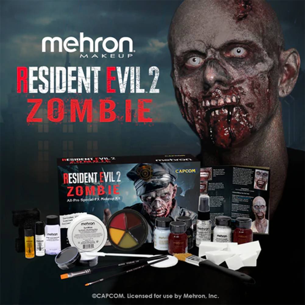 Mehron RESIDENT EVIL 2 ZOMBIE ALL-PRO Makeup Kit