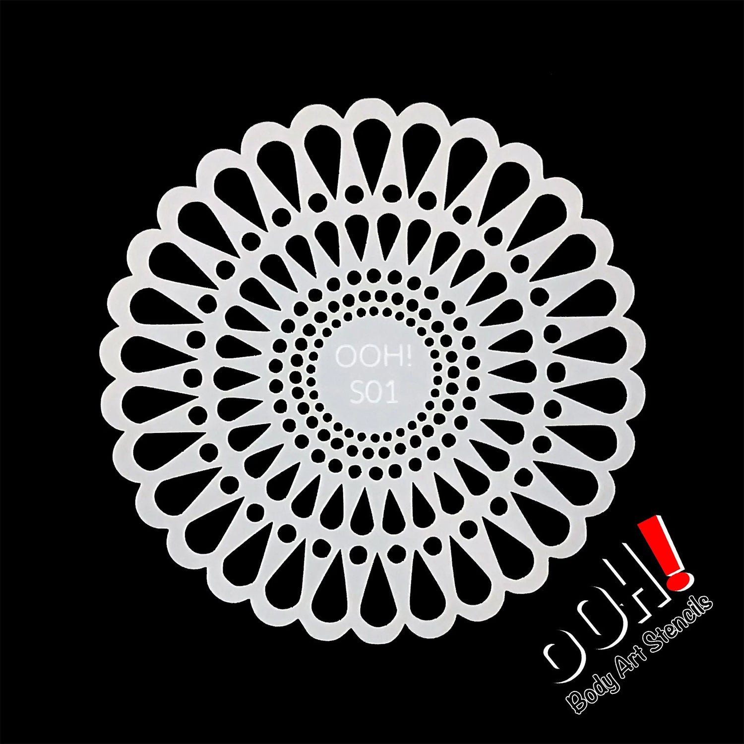 Ooh! Sphere Stencil - Doily