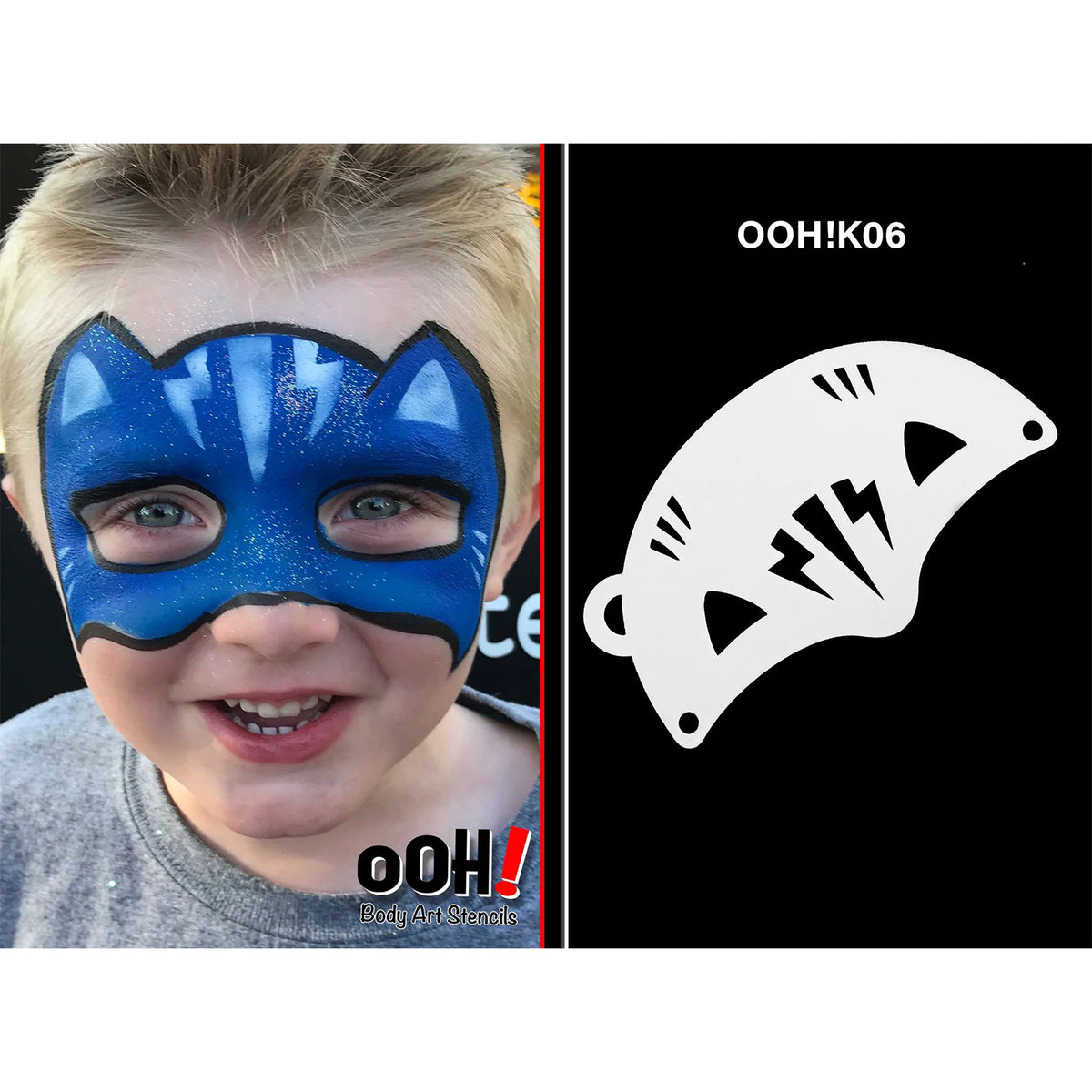 Ooh! Mask Stencil - Cat Kid