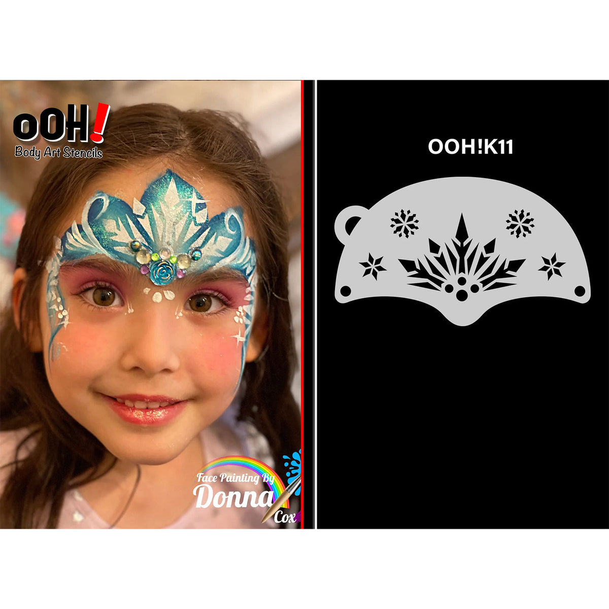 Ooh! Mask Stencil - Snowflake Queen