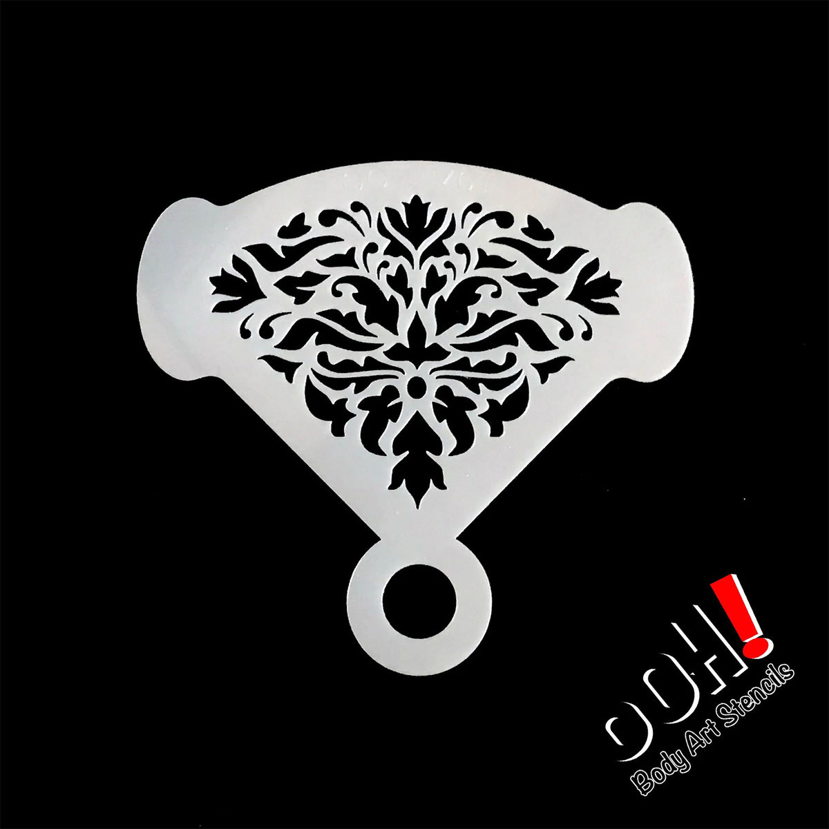 Ooh! Mirror Stencil - Damask