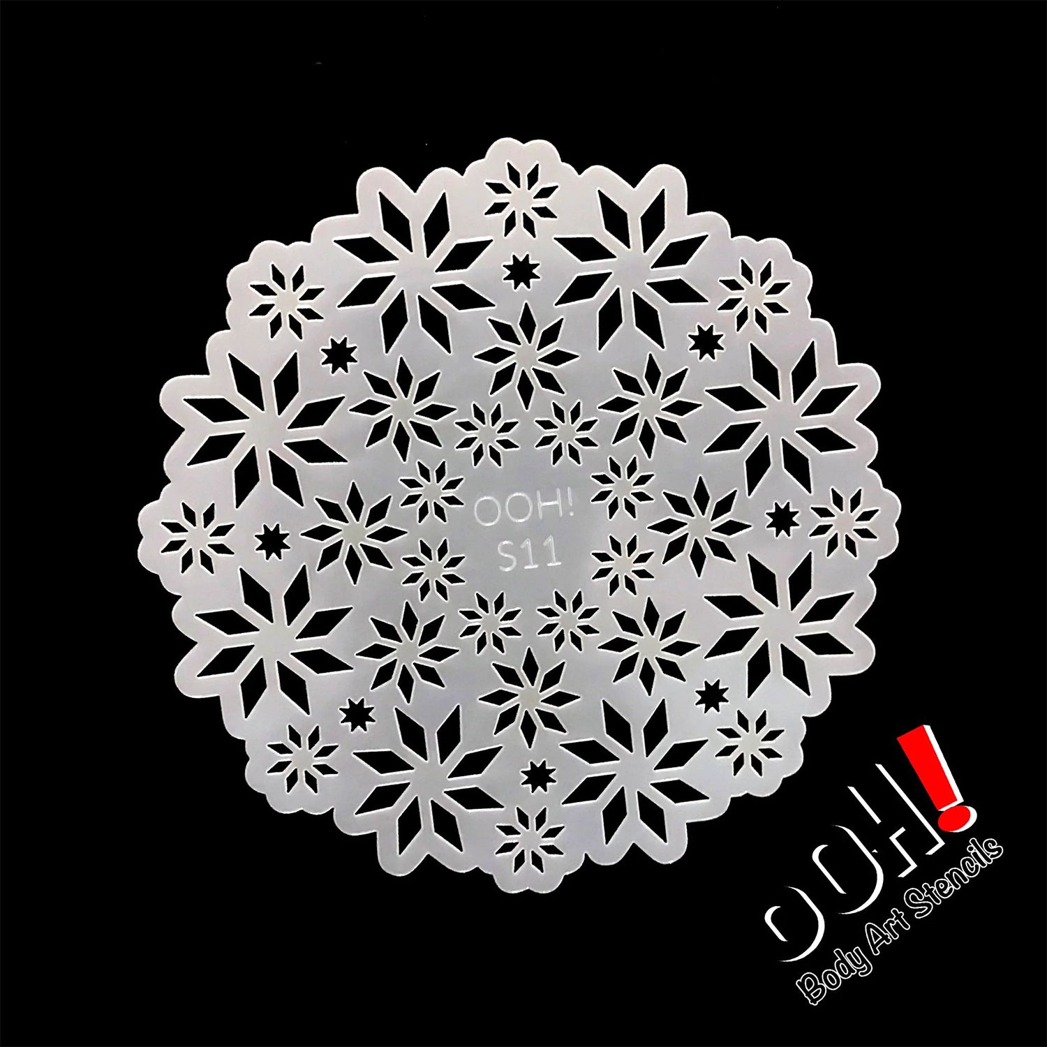 Ooh! Sphere Stencil - Snowflake