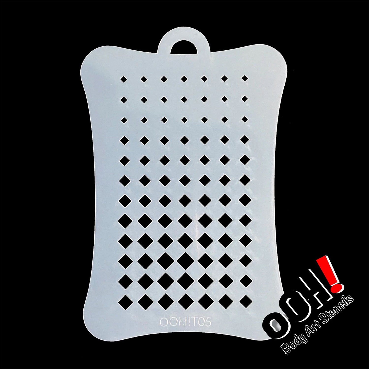 Ooh! Texture Stencil - Diamond Halftone