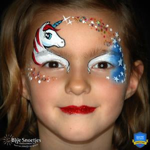 PartyXplosion Aqua Face Paint - White