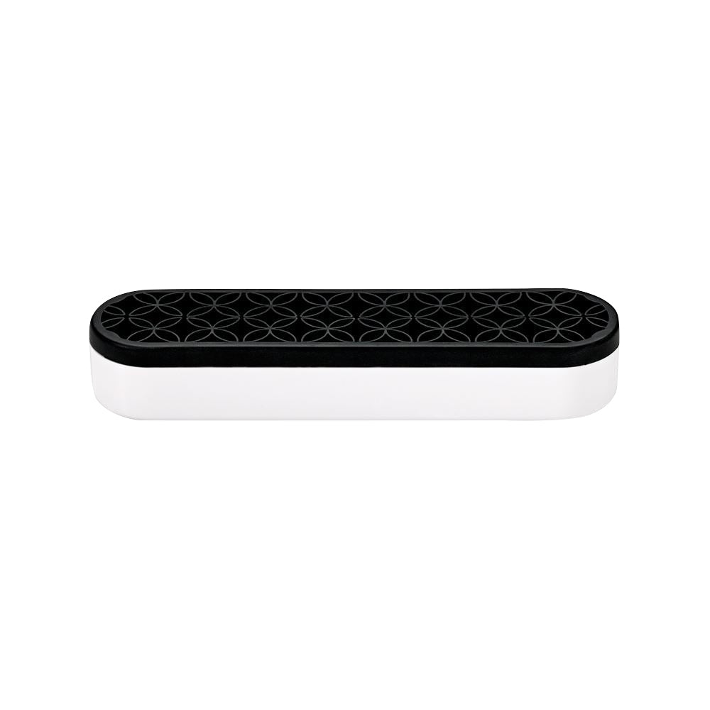 Qosmedix Beauty Tool Organizer (Black &amp; White)