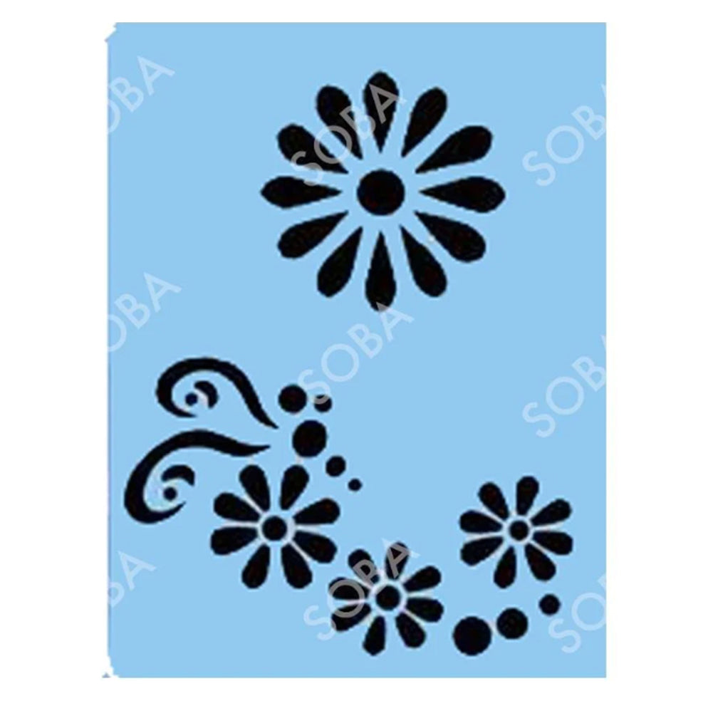 SOBA Quick EZ Face Painting Stencil - Daisy