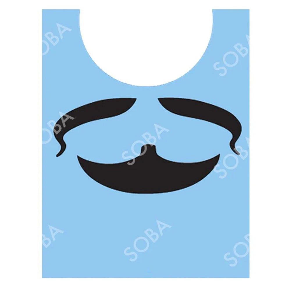 SOBA Quick EZ Face Painting Stencil - Mustache &amp; Beard