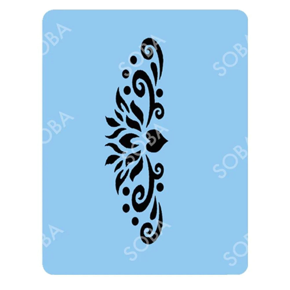 SOBA Quick EZ Face Painting Stencil - Topper Princess