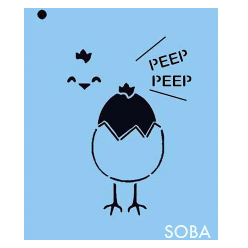 SOBA Quick EZ Face Painting Stencil - Peeps