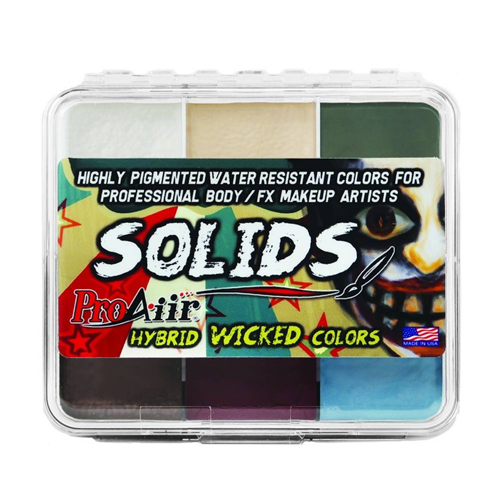 ProAiir Solids Water Resistant Makeup Palette - Wicked