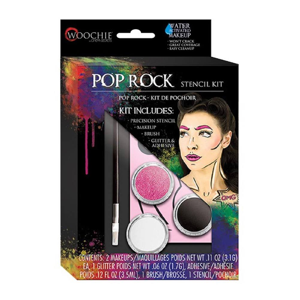 Woochie Halloween Makeup Stencil Kit - Pop Rock