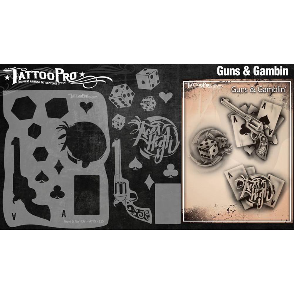 Tattoo Pro Series 2 Stencils - Guns &amp; Gamblin