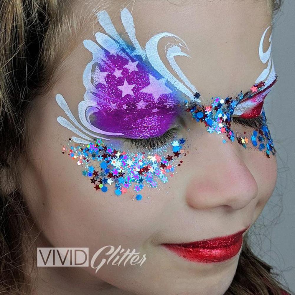 VIVID Gleam Chunky Glitter Cream - Blazin Unicorn