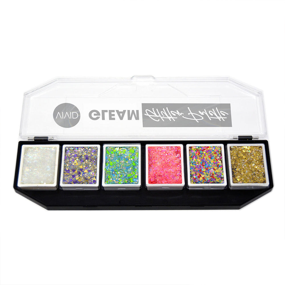 Vivid Glitter Gleam Glitter Cream Palette - Vivid Dream (6 Colors)