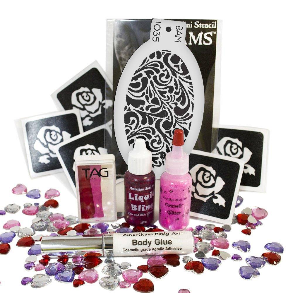 Valentine&#39;s Day Bling Face Painting Kit